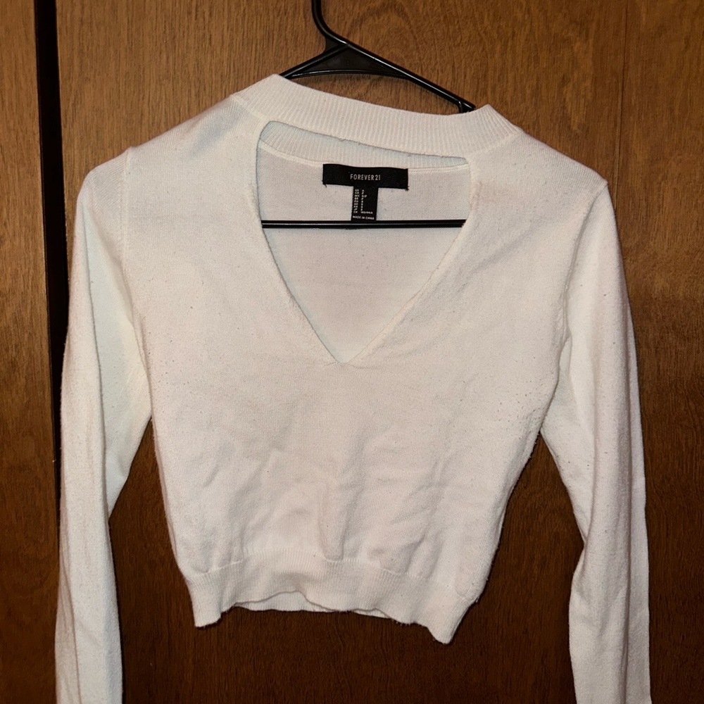 Forever 21 Cut Out Sweater